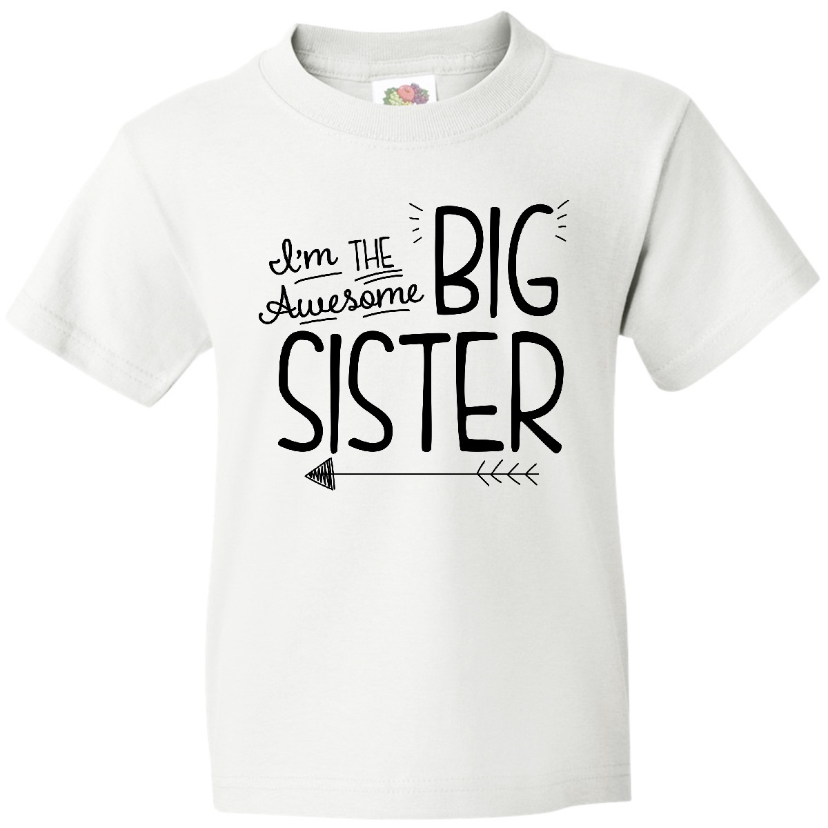 Inktastic I'm The Awesome Big Sister Youth T-Shirt Children Sis Girl Sibling For - Picture 7 of 7