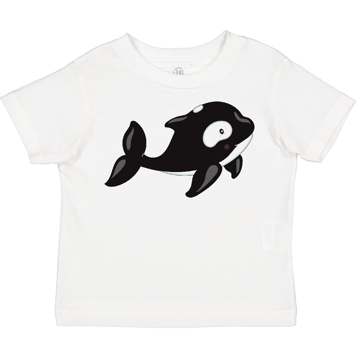 Inktastic Cute Baby Orca Toddler T-Shirt Winter Animals Arctic Cold Snow Whale - Picture 10 of 10