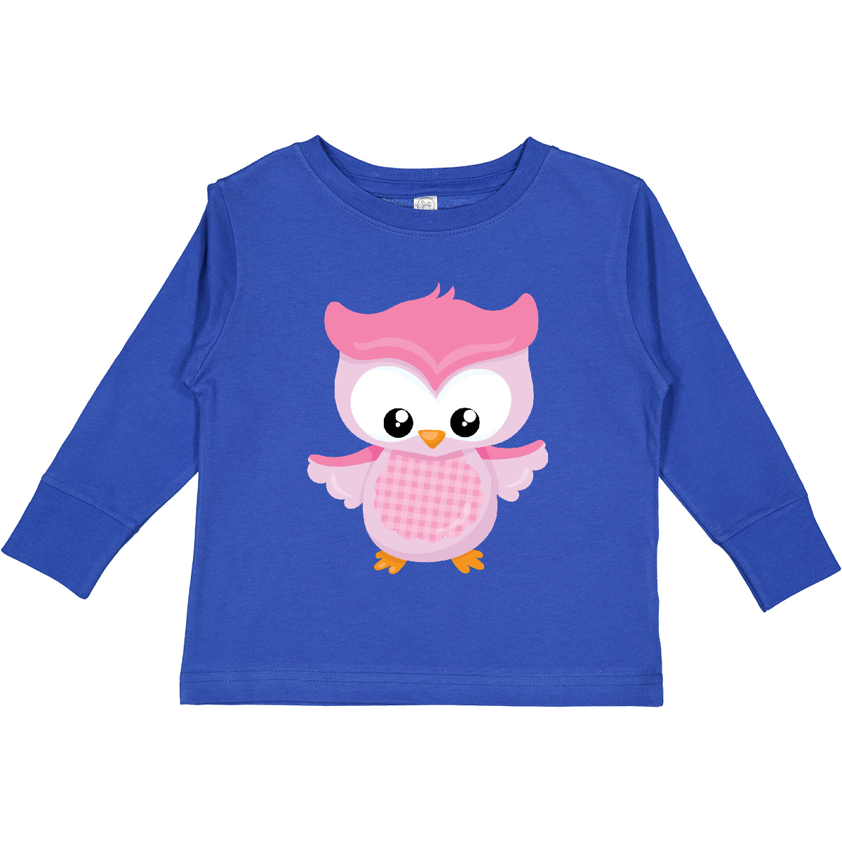 Inktastic Cute Pink Spring Owl Toddler Long Sleeve T-Shirt 0wl Woodland Girl - Picture 5 of 5