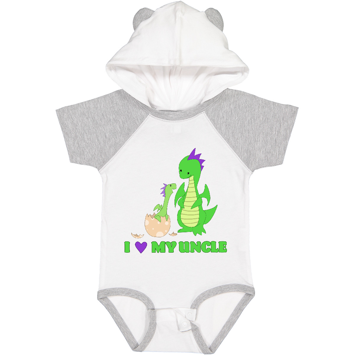 Inktastic I Love My Uncle Baby Bodysuit Family Dragons Hatchling Egg Cute Kid - Picture 8 of 8