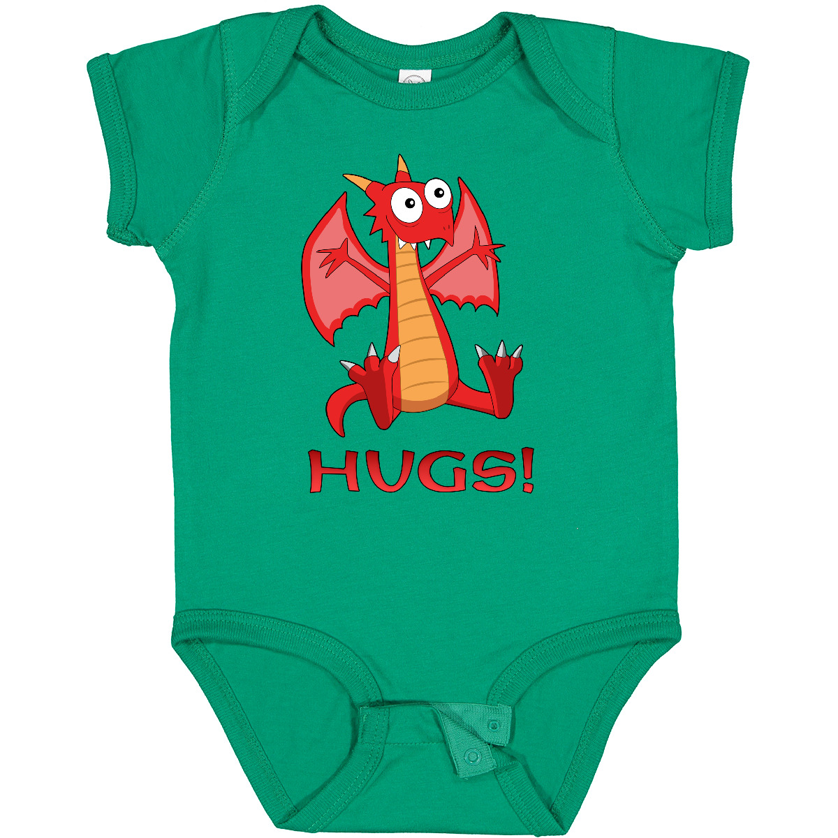 Inktastic Dragon Hugs Baby Body Dragons kuschelig süß doof scharf rot gold - Bild 8 von 13
