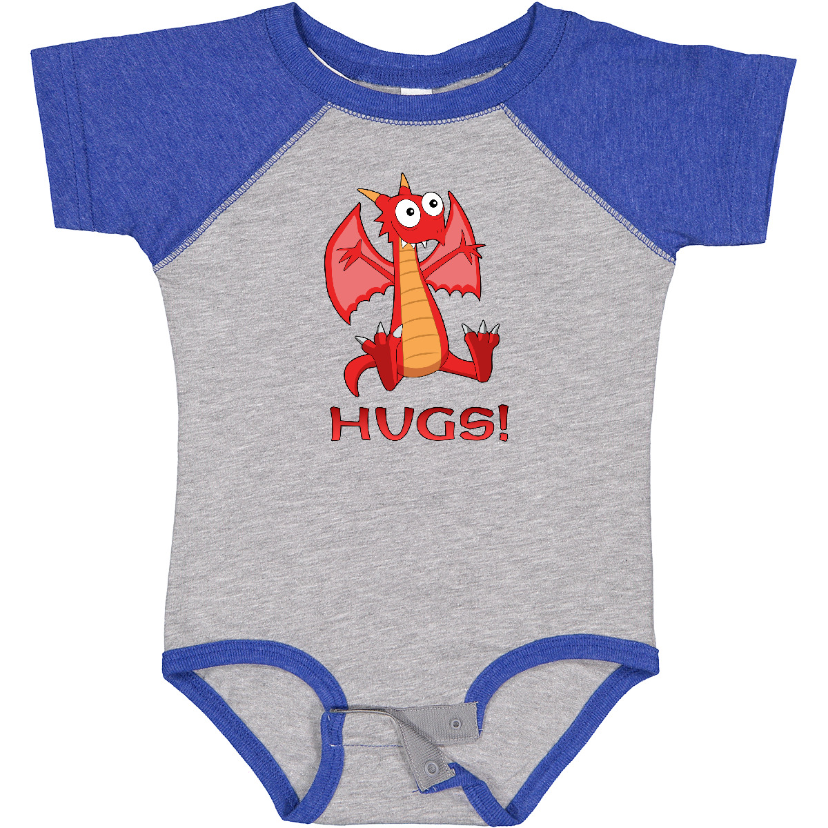 Inktastic Dragon Hugs Baby Body Dragons kuschelig süß doof scharf rot gold - Bild 7 von 13
