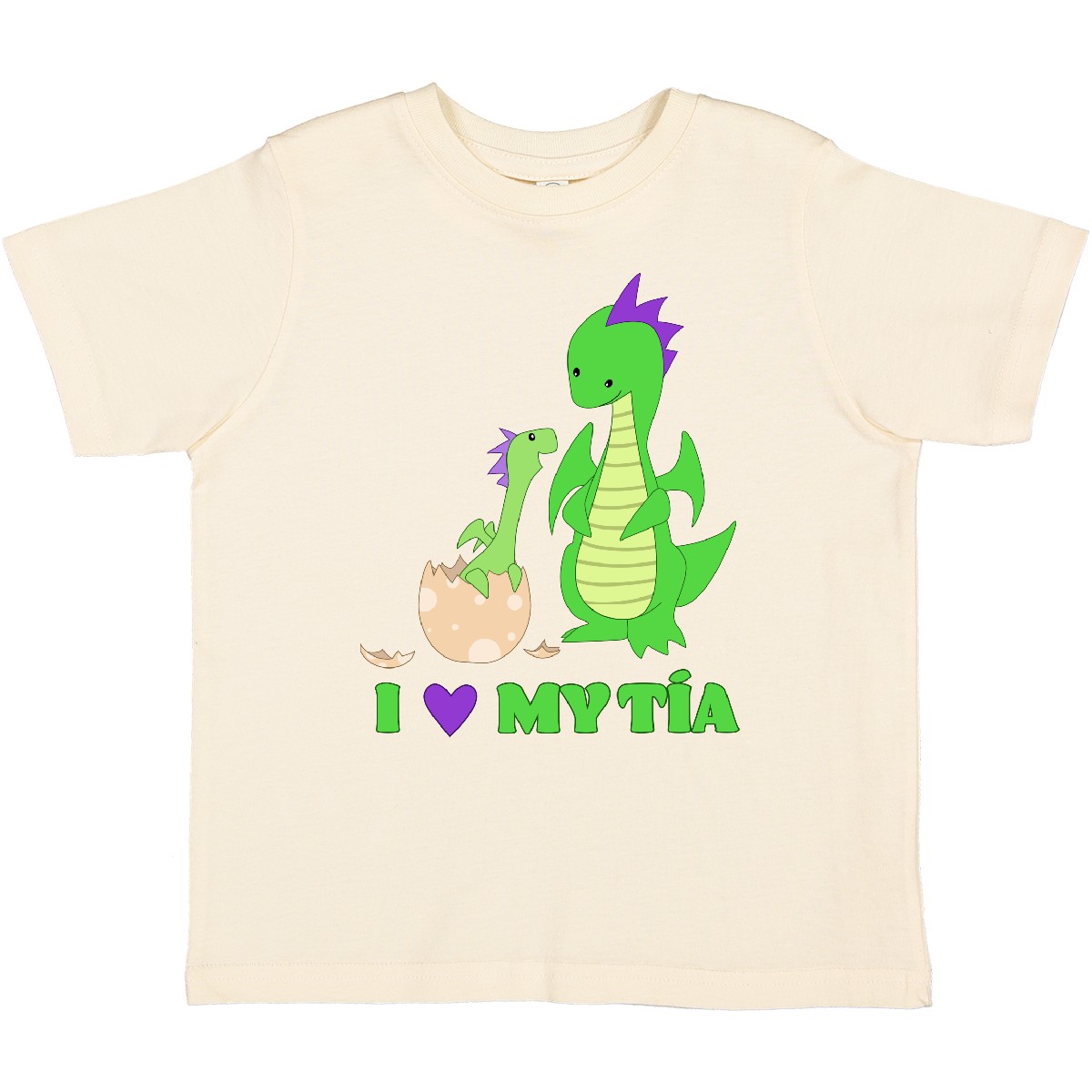 Inktastic I Love My Tía Kleinkind T-Shirt Familie Drachen Tante Brutei Kind - Bild 7 von 12