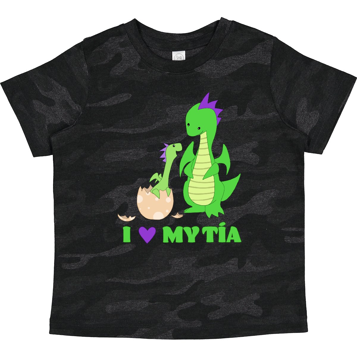 Inktastic I Love My Tía Kleinkind T-Shirt Familie Drachen Tante Brutei Kind - Bild 10 von 12