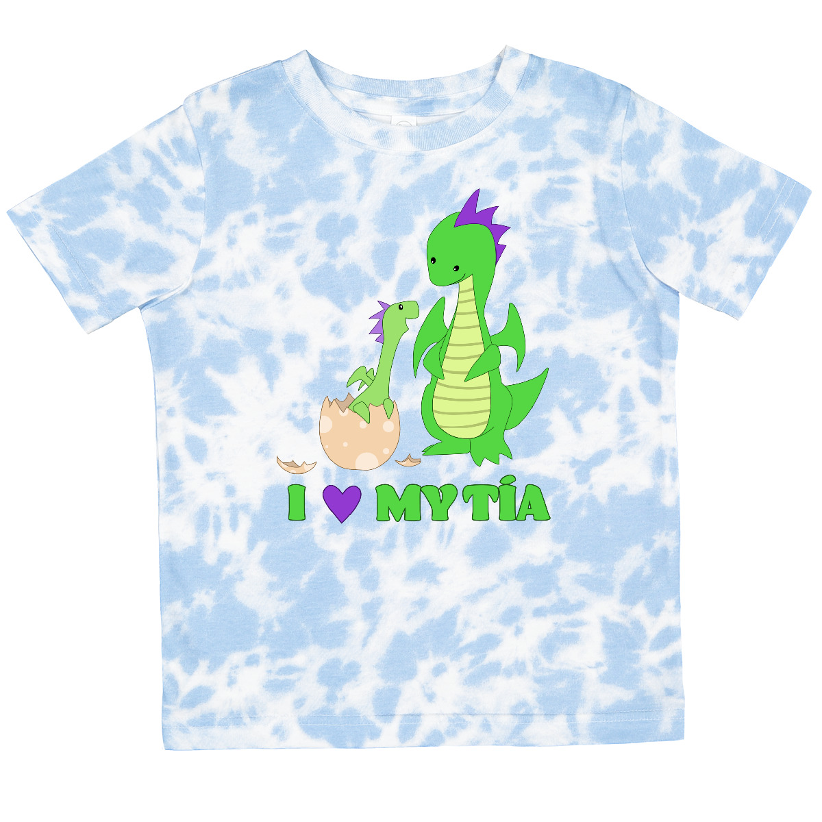 Inktastic I Love My Tía Kleinkind T-Shirt Familie Drachen Tante Brutei Kind - Bild 11 von 12