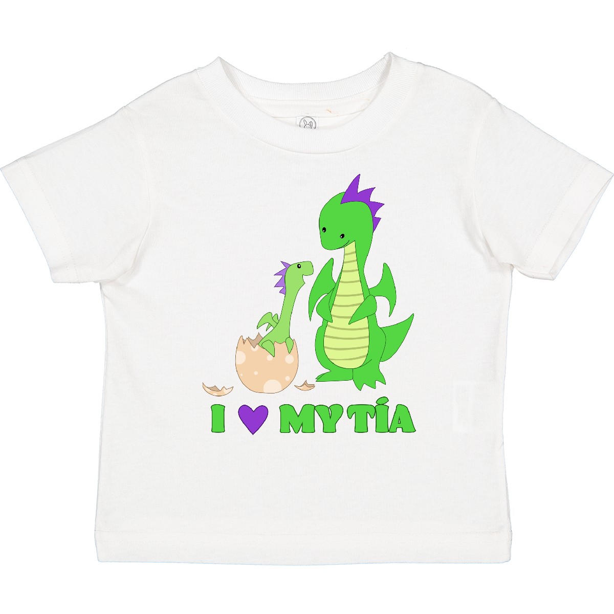 Inktastic I Love My Tía Kleinkind T-Shirt Familie Drachen Tante Brutei Kind - Bild 12 von 12