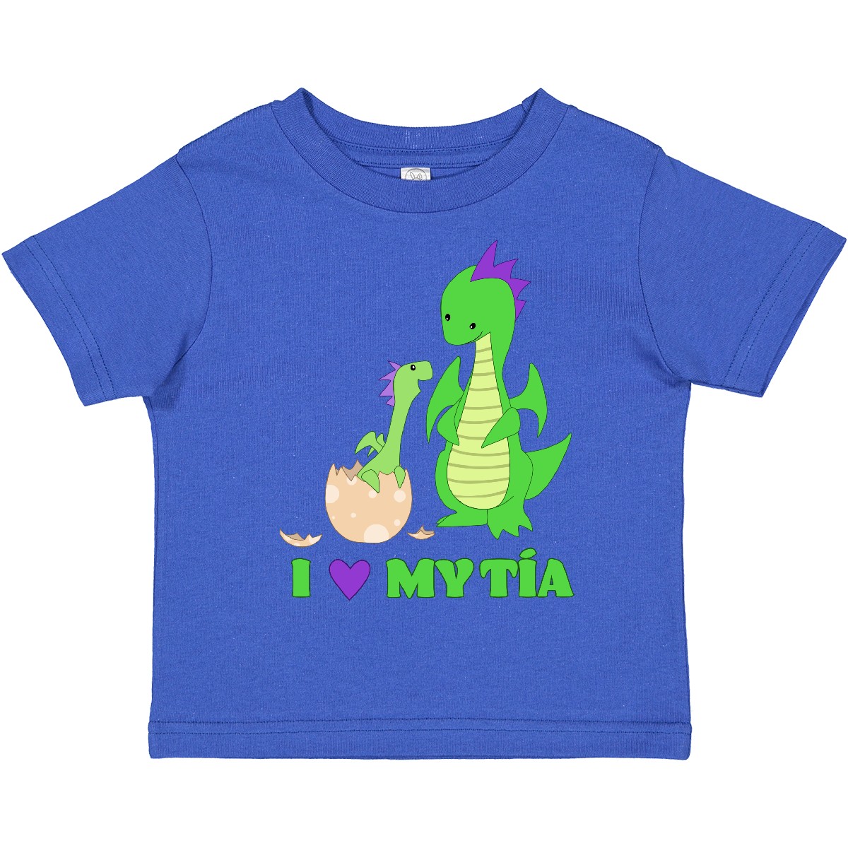 Inktastic I Love My Tía Kleinkind T-Shirt Familie Drachen Tante Brutei Kind - Bild 8 von 12
