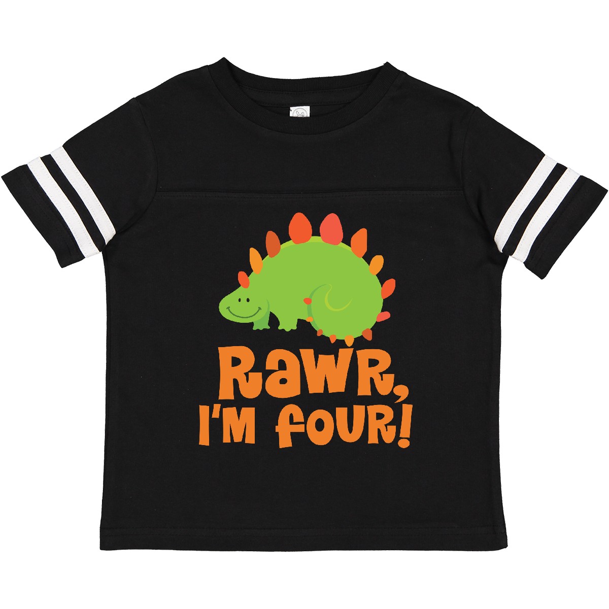 Inktastic 4th Birthday Funny Dinosaur 4 Years Toddler T-Shirt Fourth Four Year - Picture 3 of 5