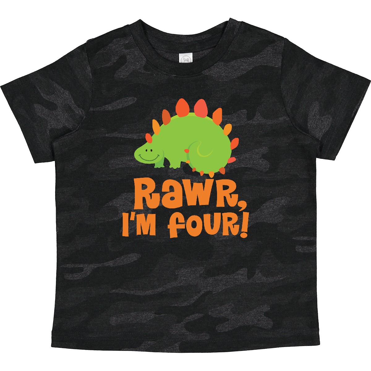 Inktastic 4th Birthday Funny Dinosaur 4 Years Toddler T-Shirt Fourth Four Year - Picture 5 of 5