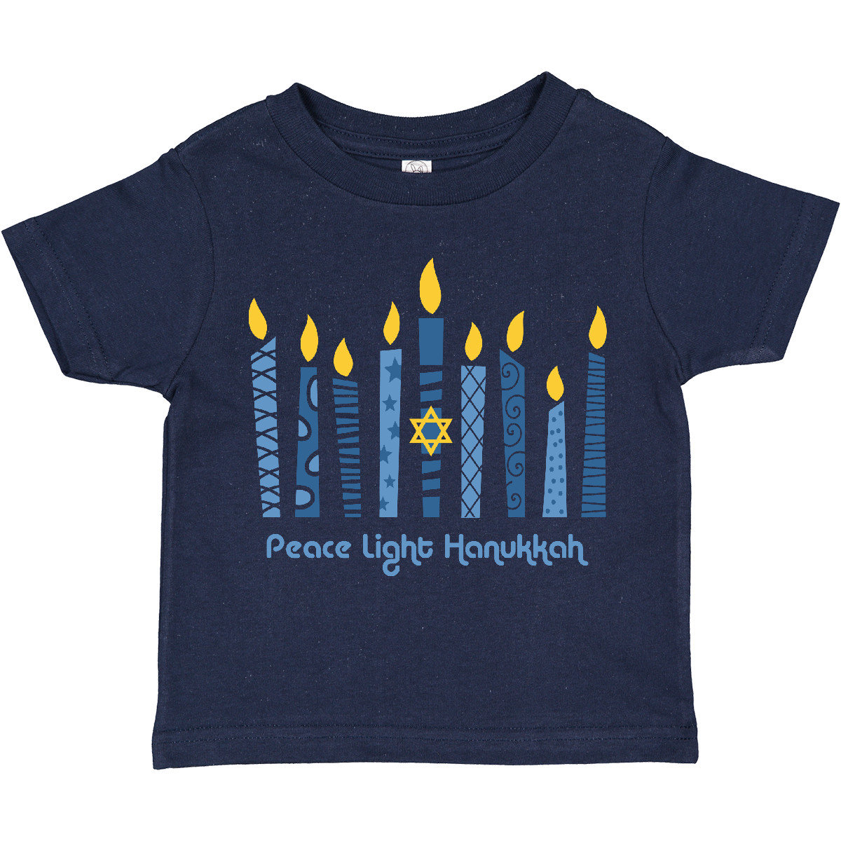 Inktastic Peace Light Hanukkah Toddler T-Shirt Chanukah Festival Of Lights Star - Picture 7 of 13
