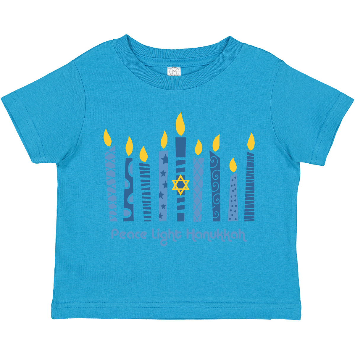 Inktastic Peace Light Hanukkah Toddler T-Shirt Chanukah Festival Of Lights Star - Picture 11 of 13