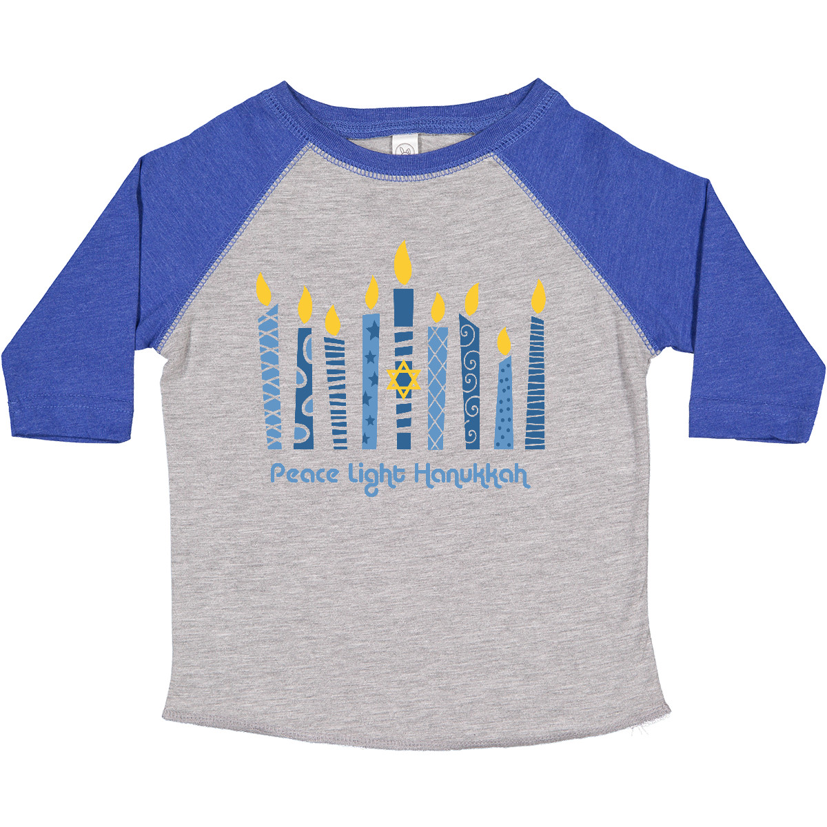 Inktastic Peace Light Hanukkah Toddler T-Shirt Chanukah Festival Of Lights Star - Picture 4 of 13