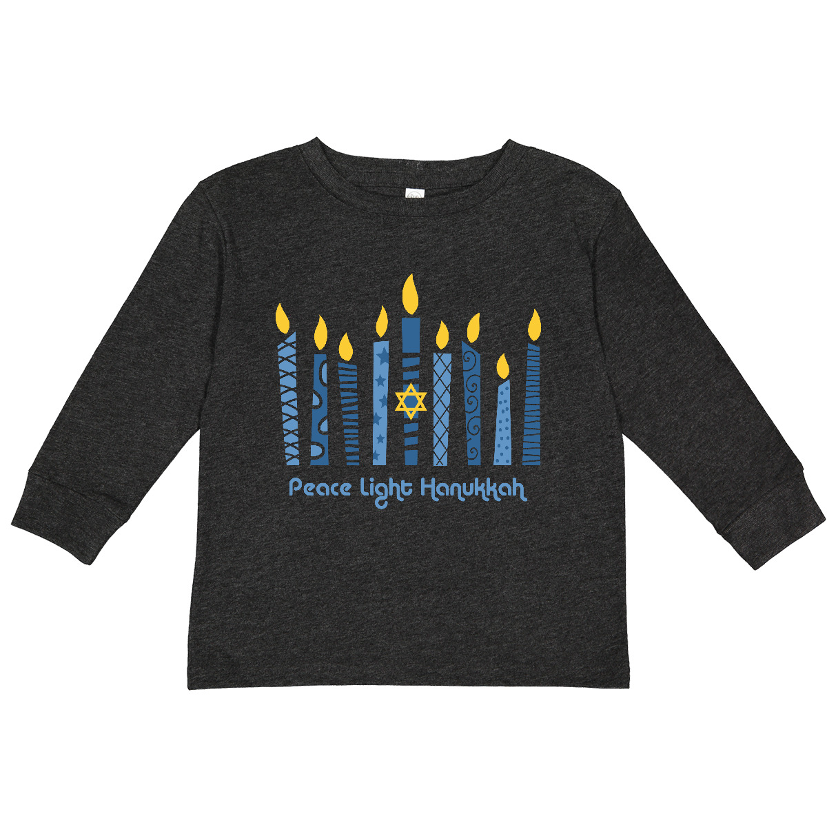 Inktastic Peace Light Hanukkah Toddler Long Sleeve T-Shirt Chanukah Festival Of - Bild 8 von 8