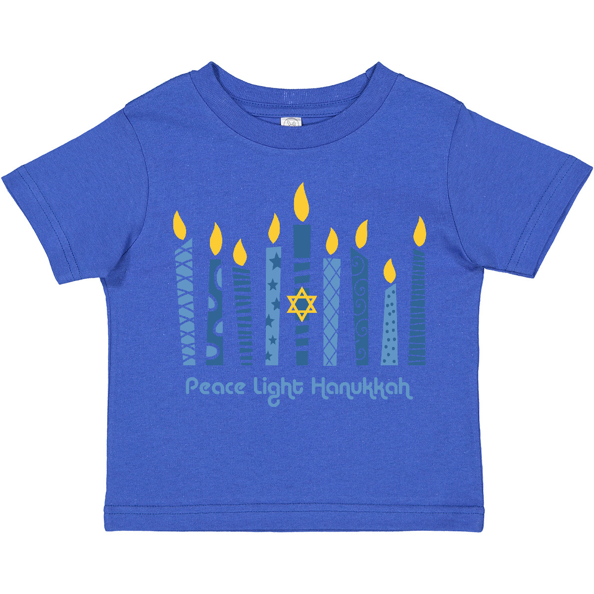 Inktastic Peace Light Hanukkah Toddler T-Shirt Chanukah Festival Of Lights Star - Picture 8 of 13