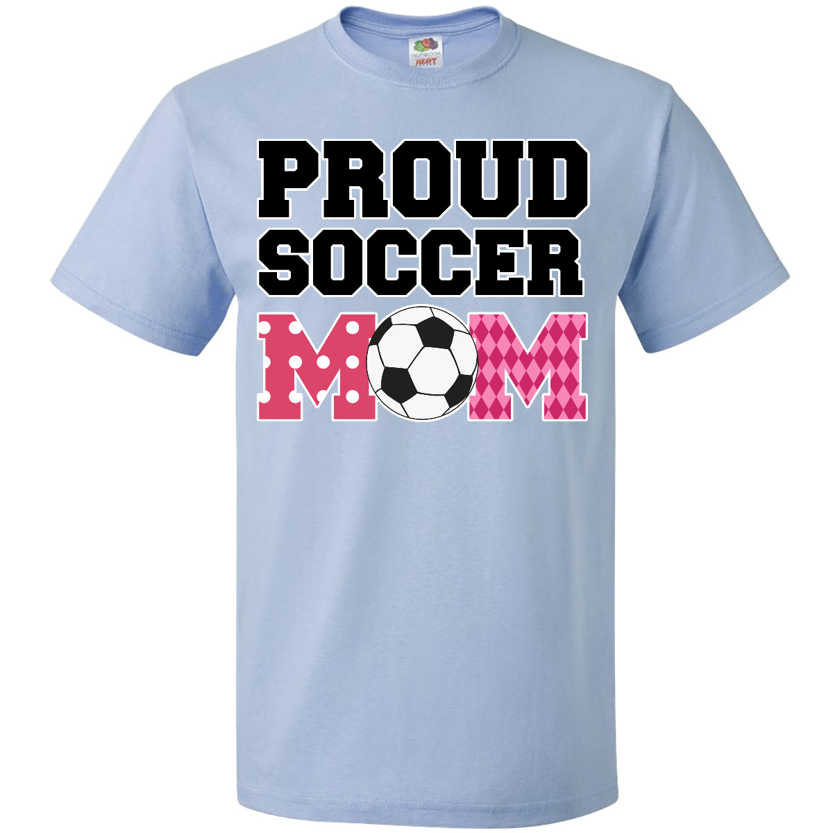 Inktastic Proud Soccer Mom Pink T-Shirt Player Sport Sports Mens Adult Clothing - Picture 3 of 3