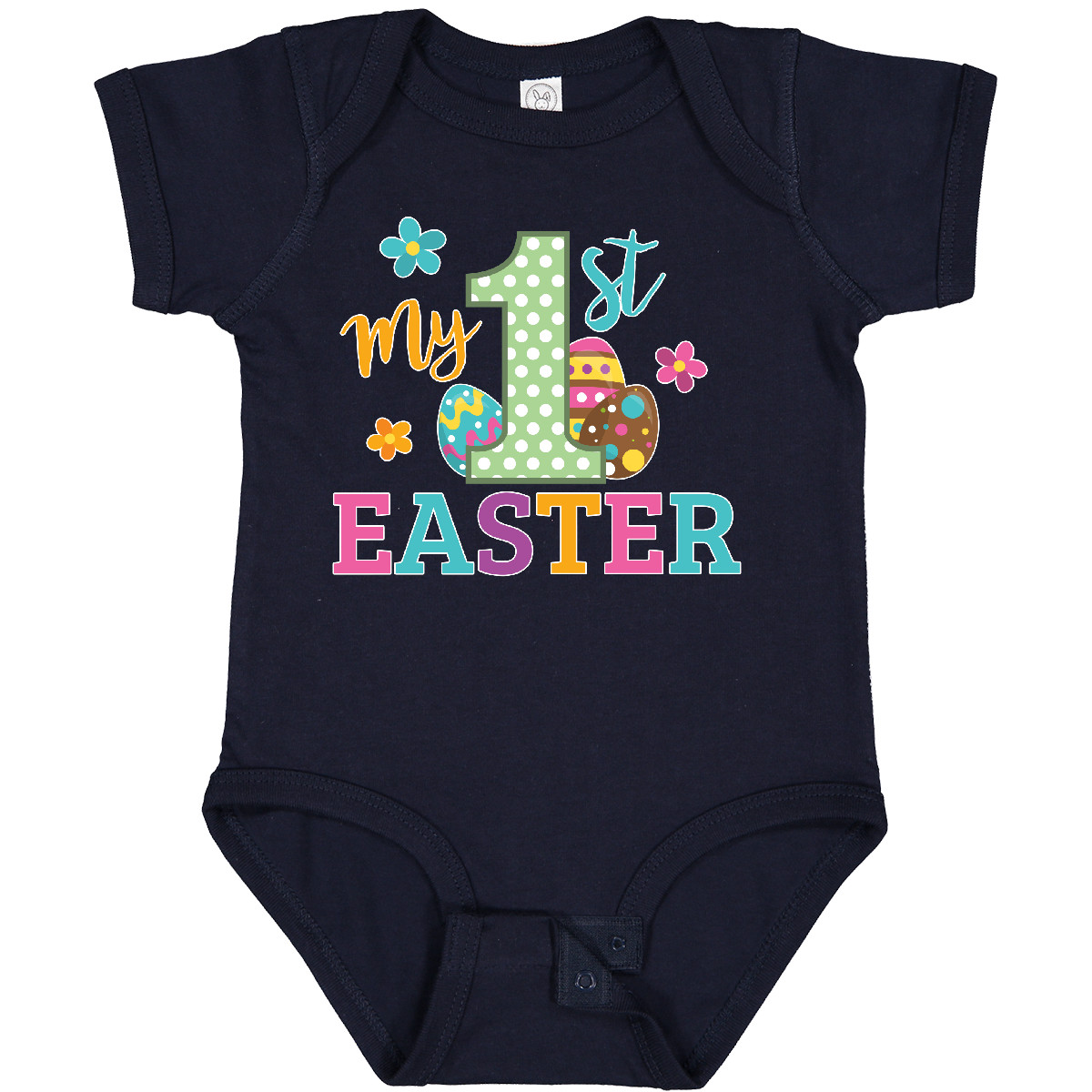 Inktastic My 1st Easter Baby Bodysuit Kids Spring Egg His Her Flowers One-piece - Picture 17 of 24