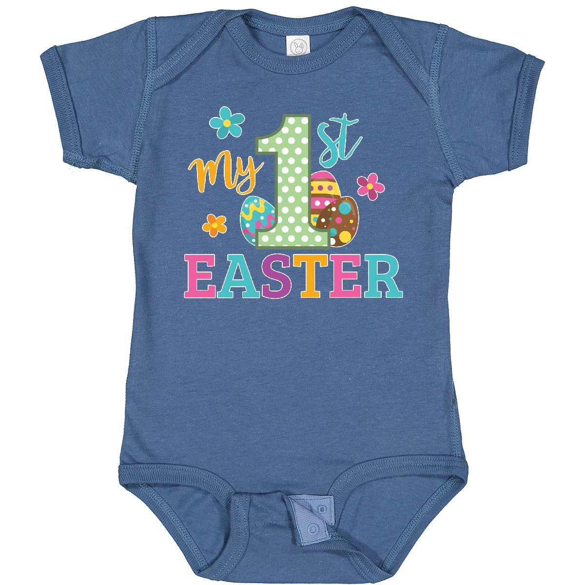 Inktastic My 1st Easter Baby Bodysuit Kids Spring Egg His Her Flowers One-piece - Picture 12 of 24