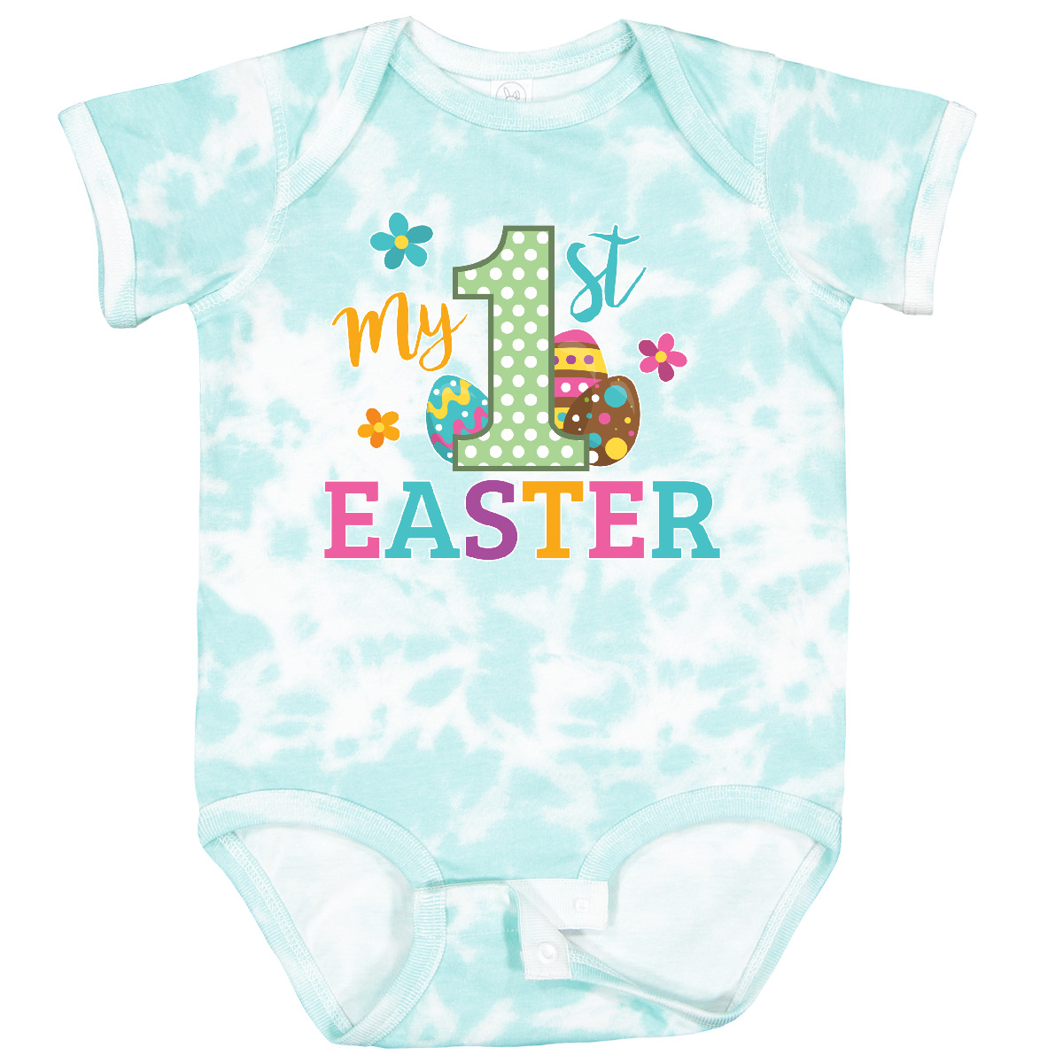 Inktastic My 1st Easter Baby Bodysuit Kids Spring Egg His Her Flowers One-piece - Picture 22 of 24