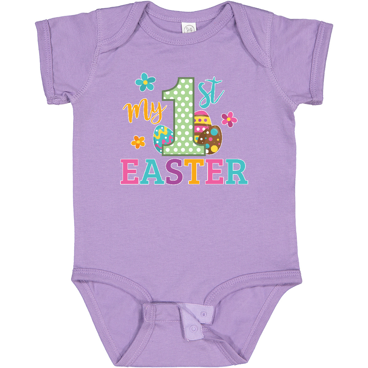 Inktastic My 1st Easter Baby Bodysuit Kids Spring Egg His Her Flowers One-piece - Picture 14 of 24