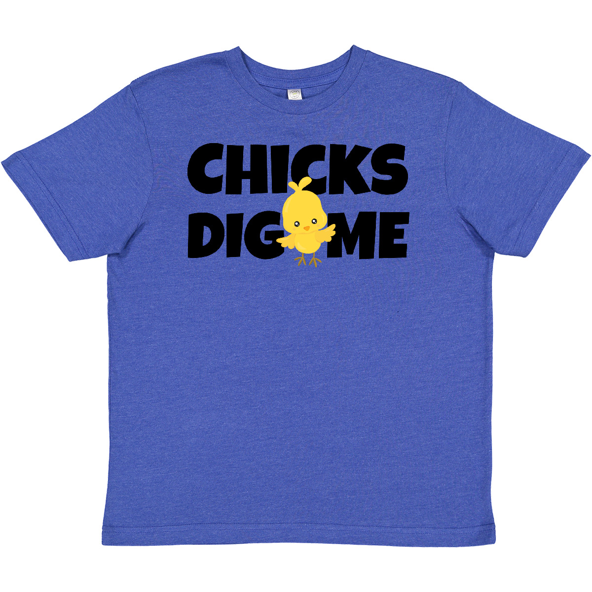 Inktastic Chicks Dig Me Youth T-Shirt Easter Kids Chick Cute Funny Spring Tee - Picture 3 of 3