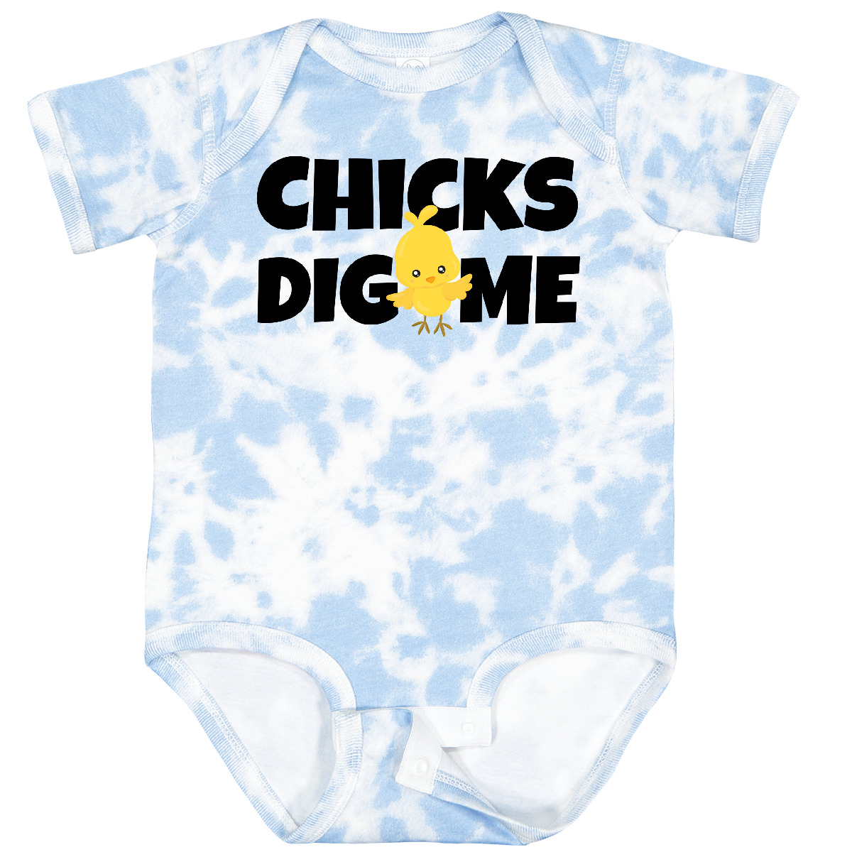 Inktastic Chicks Dig Me Baby Bodysuit Easter Kids Chick Cute Funny Spring Infant - Picture 7 of 9