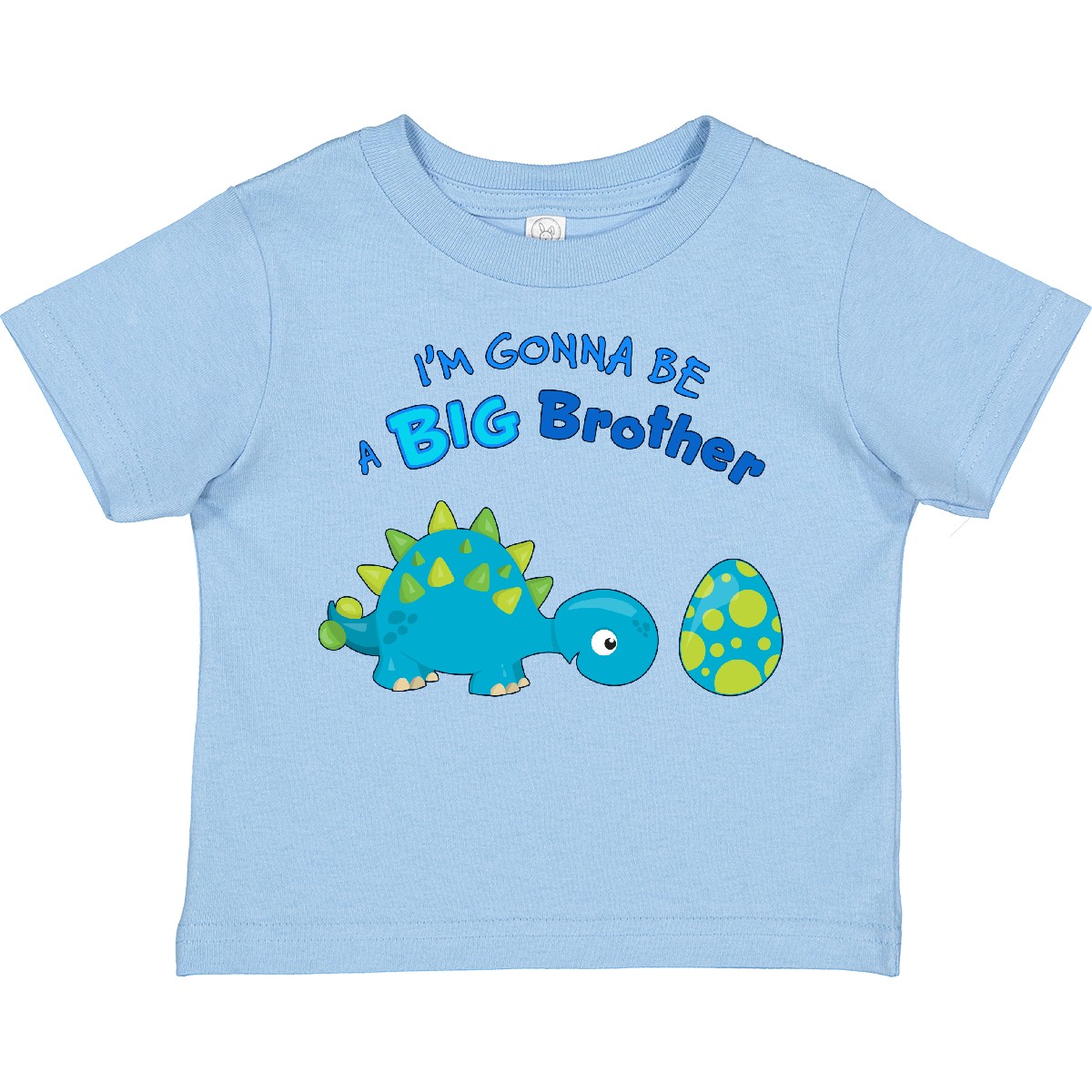 Inktastic Happy Dinosaur Future Big Brother Toddler T-Shirt Announcement Dino To
