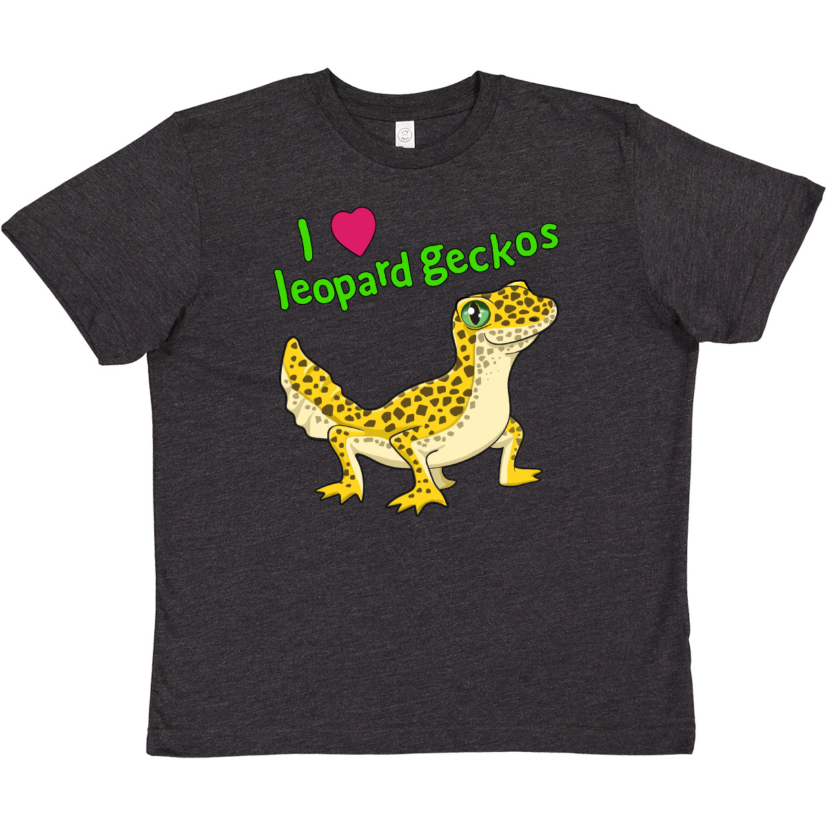 Inktastic I Love Leopard Geckos Youth T-Shirt Pets Reptiles Cute Lizard Gecko - Picture 2 of 4