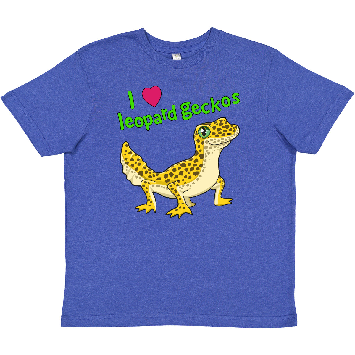Inktastic I Love Leopard Geckos Youth T-Shirt Pets Reptiles Cute Lizard Gecko - Picture 3 of 4
