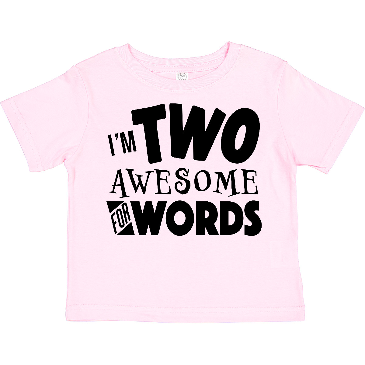 Inktastic I'm Two Awesome For Words 2nd Birthday Toddler T-Shirt Birthdays 24 - Picture 4 of 7
