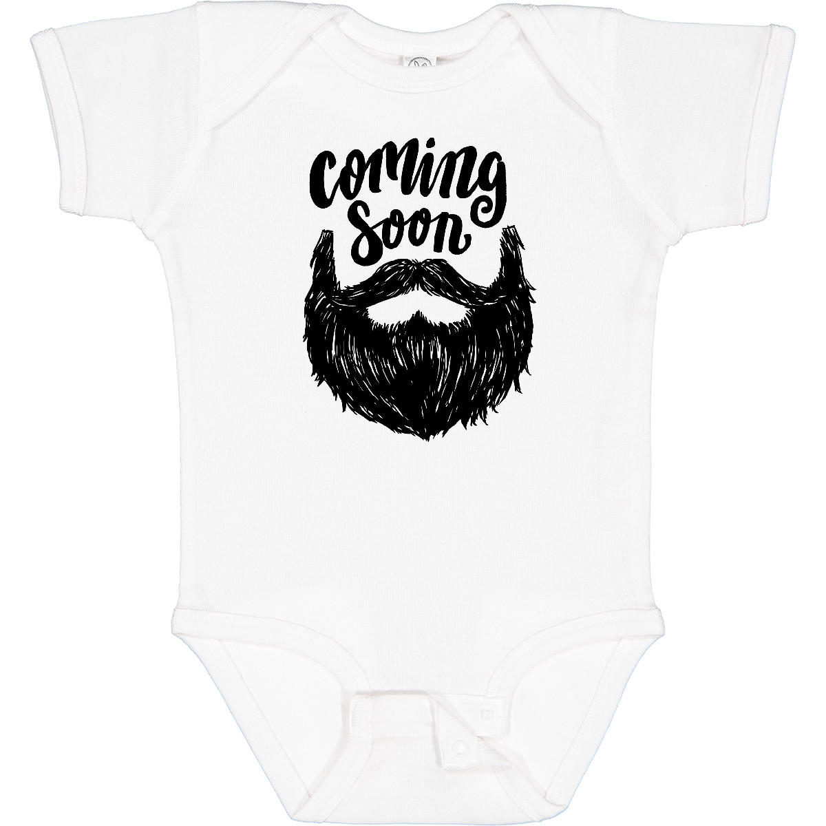 Inktastic Beard Coming Soon Baby Bodysuit Men Beards Tattoos Trend Illustration - Picture 9 of 9