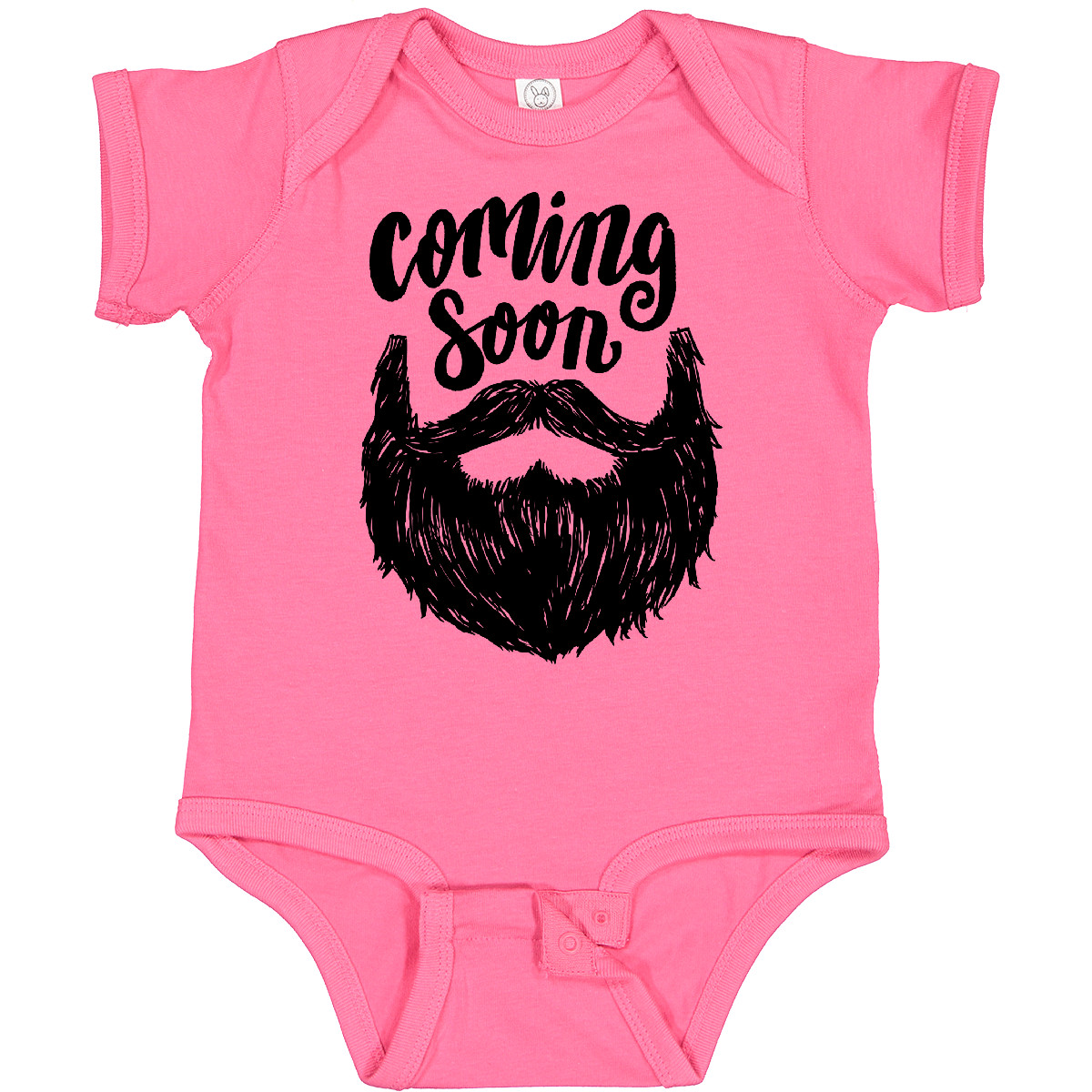 Inktastic Beard Coming Soon Baby Bodysuit Men Beards Tattoos Trend Illustration - Picture 4 of 9