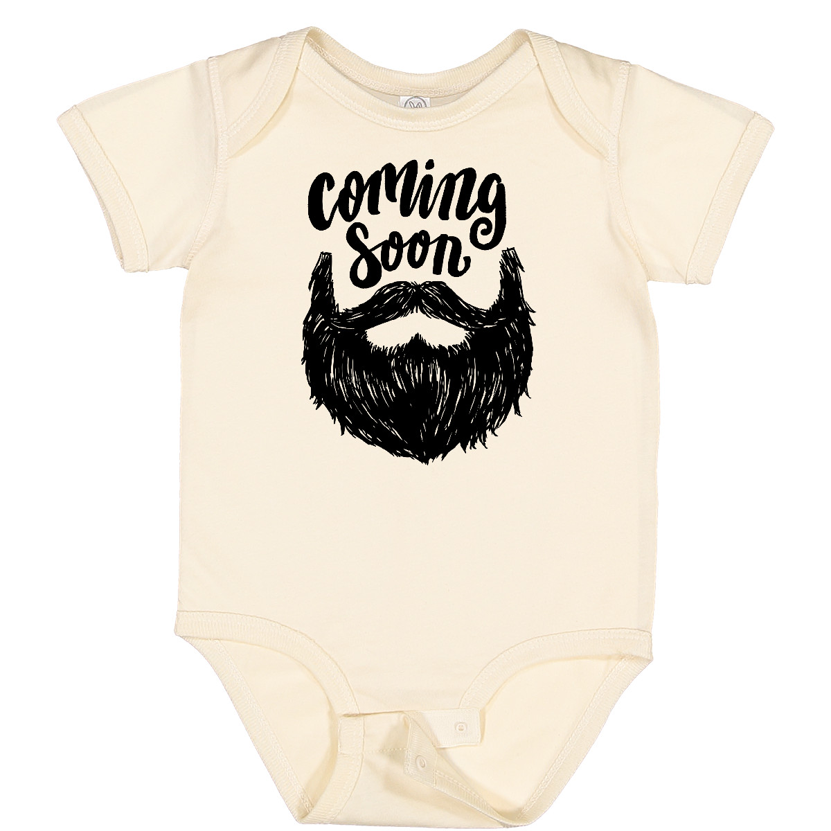 Inktastic Beard Coming Soon Baby Bodysuit Men Beards Tattoos Trend Illustration - Picture 5 of 9