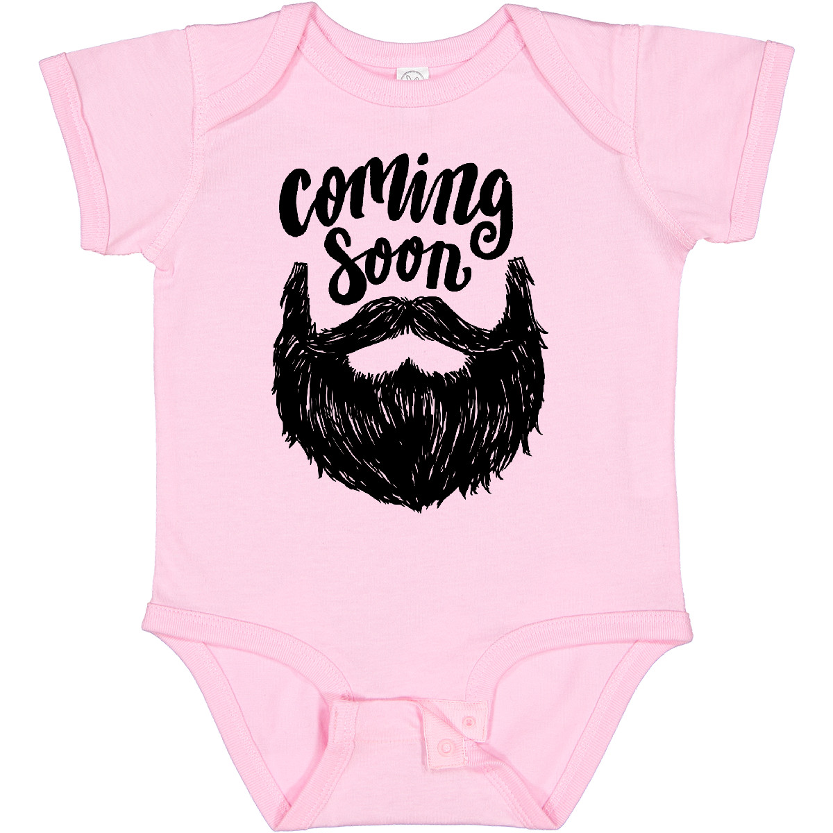 Inktastic Beard Coming Soon Baby Bodysuit Men Beards Tattoos Trend Illustration - Picture 6 of 9