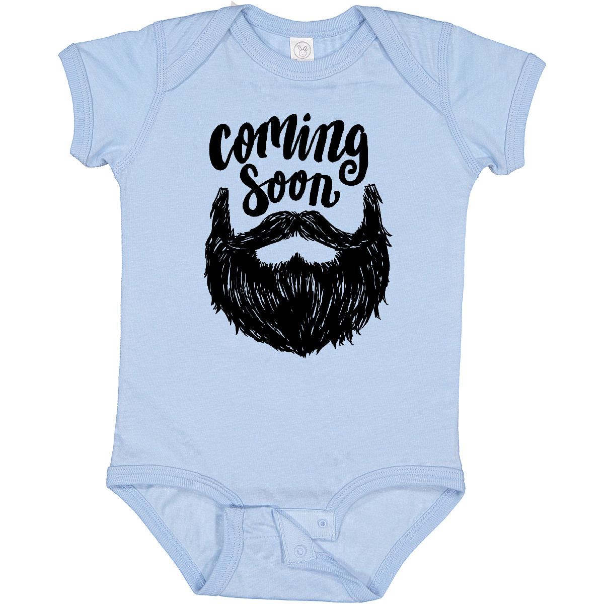 Inktastic Beard Coming Soon Baby Bodysuit Men Beards Tattoos Trend Illustration - Picture 3 of 9