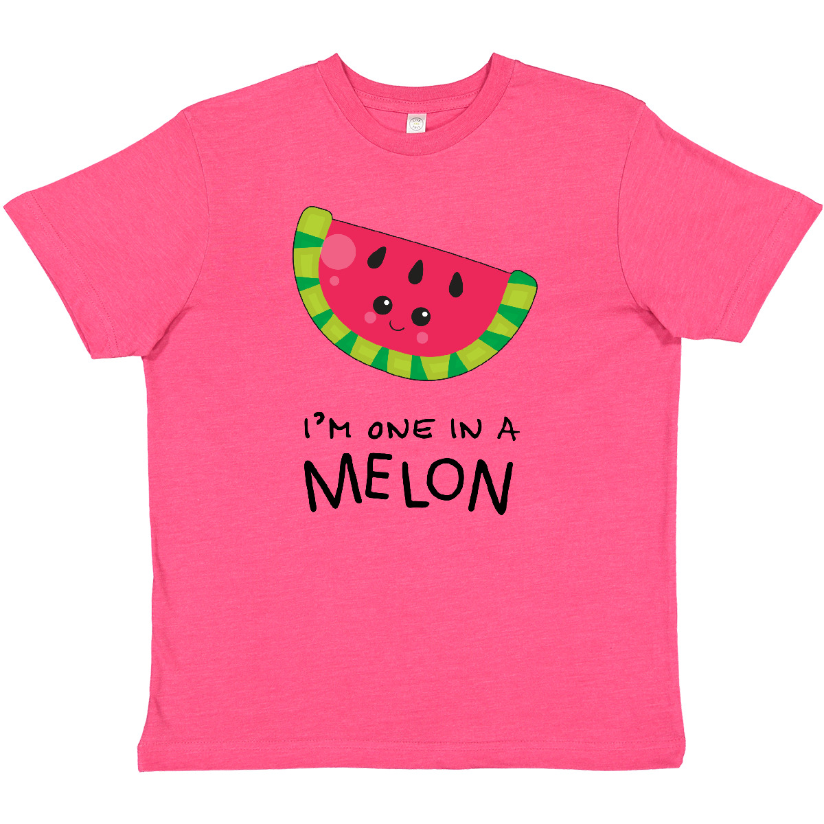 Inktastic I'm One In A Melon Watermelon Humor Youth T-Shirt Food Pun Funny Cute - Picture 2 of 2