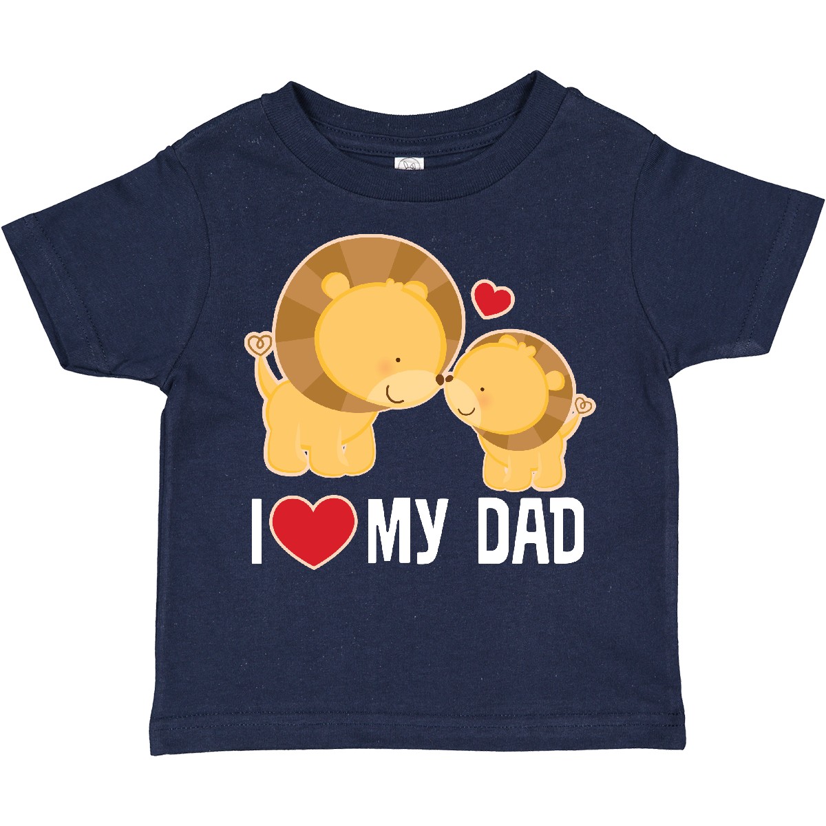 Inktastic Fathers Day I Love My Dad Boys Lion Toddler T-Shirt Daddy Childs Son - Picture 6 of 8