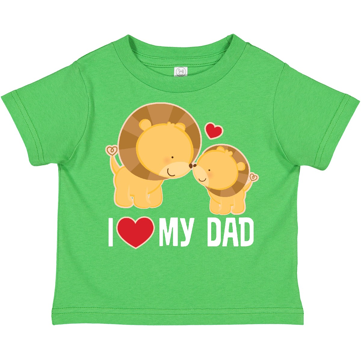 Inktastic Fathers Day I Love My Dad Boys Lion Toddler T-Shirt Daddy Childs Son - Picture 2 of 8