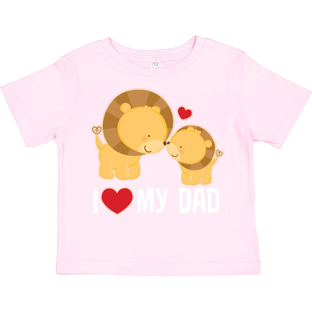 Inktastic Fathers Day I Love My Dad Boys Lion Toddler T-Shirt Daddy Childs Son - Picture 7 of 8