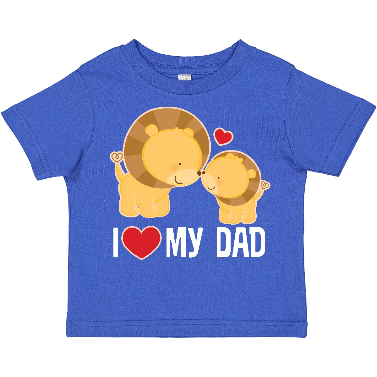 Inktastic Fathers Day I Love My Dad Boys Lion Toddler T-Shirt Daddy Childs Son - Picture 8 of 8