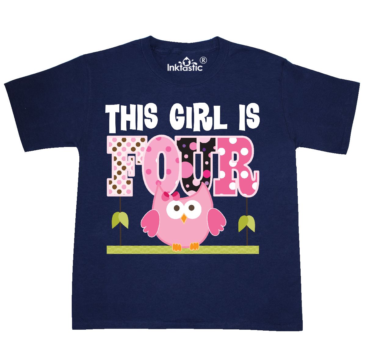 inktastic 1st Birthday Owl Girls Cute Toddler T-Shirt