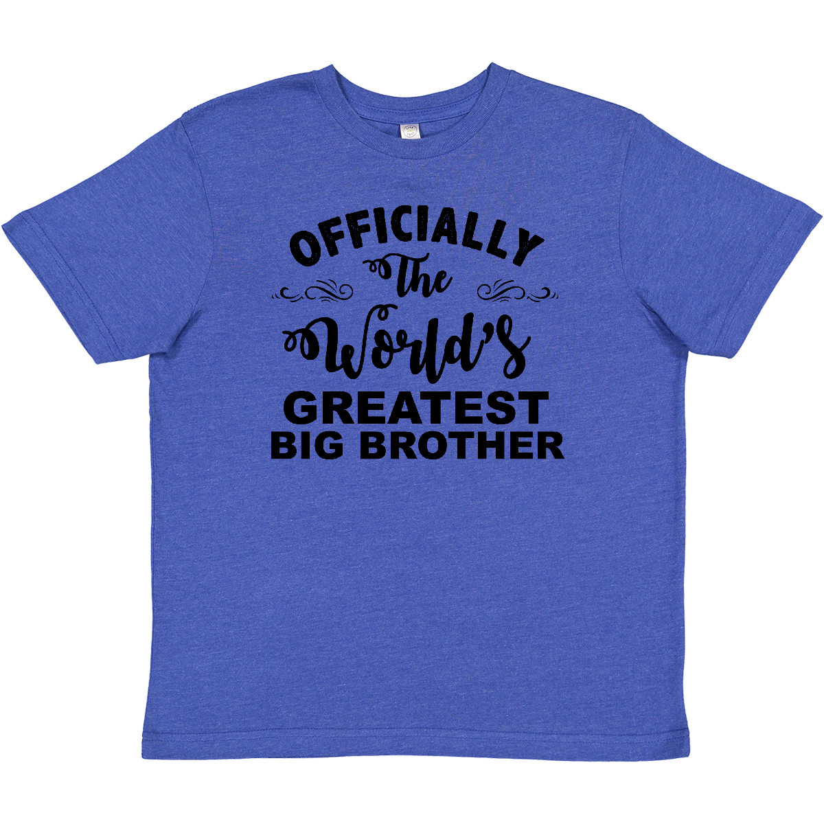 Inktastic Officially The World's Greatest Big Brother Youth T-Shirt Tee Kids - Picture 3 of 3