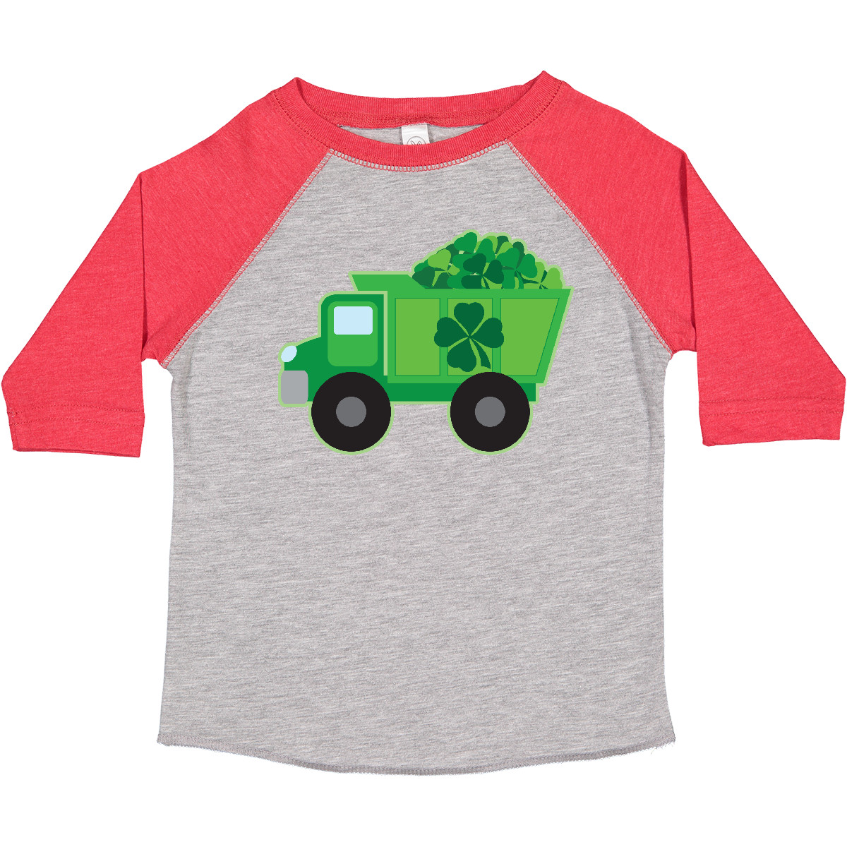 Inktastic St Patricks Day Irish Clover Dump Truck Childs Toddler T-Shirt 2025 4 - Picture 7 of 12