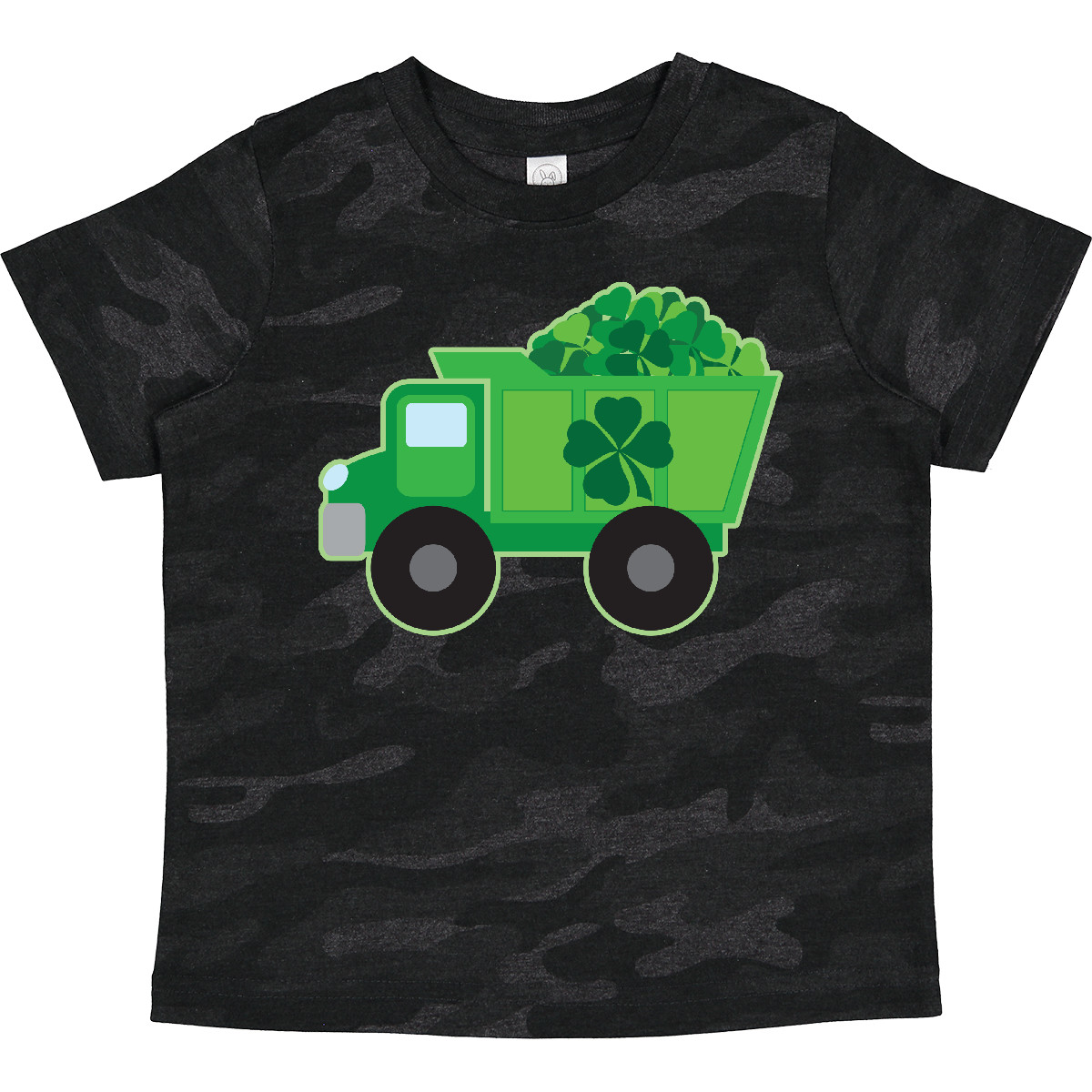Inktastic St Patricks Day Irish Clover Dump Truck Childs Toddler T-Shirt 2025 4 - Picture 11 of 12