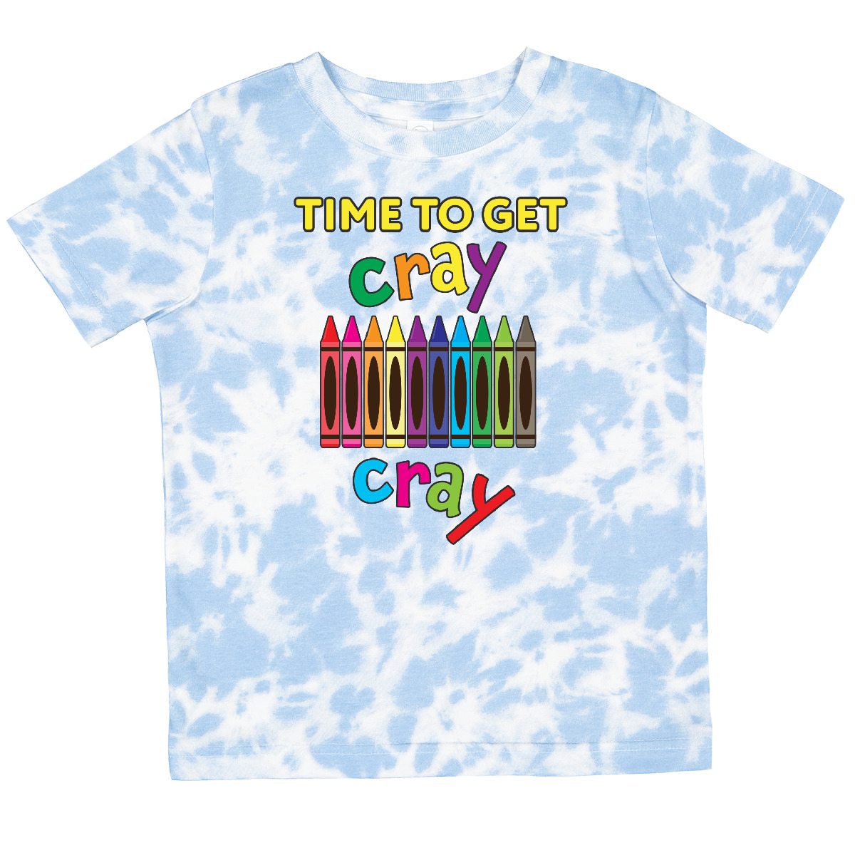 Inktastic Time To Get Cray Cray Crayons Humor Toddler T-Shirt Children Drawing - Picture 12 of 12