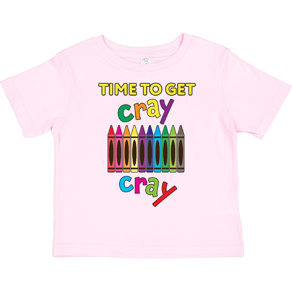 Inktastic Time To Get Cray Cray Crayons Humor Toddler T-Shirt Children Drawing - Picture 10 of 12