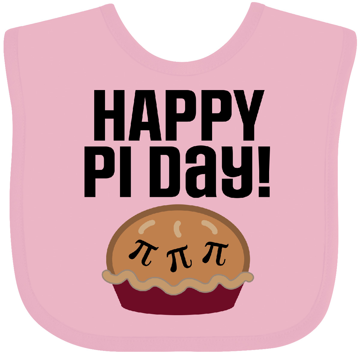 Inktastic Happy Pi Day Math Holiday Baby Bib Teacher Major School Geek College - Picture 3 of 5