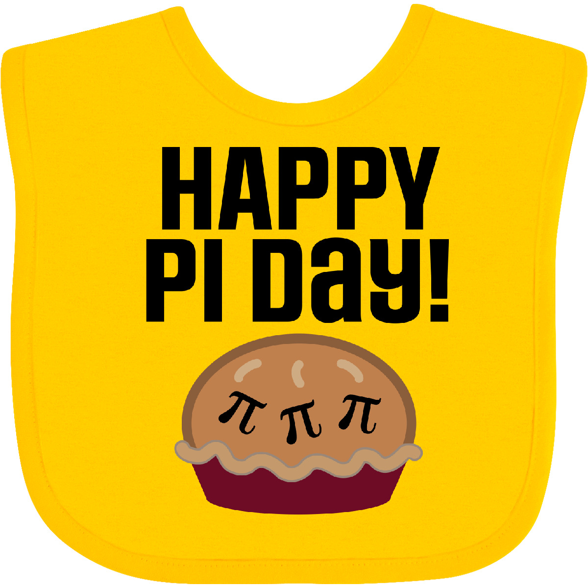 Inktastic Happy Pi Day Math Holiday Baby Bib Teacher Major School Geek College - Picture 5 of 5