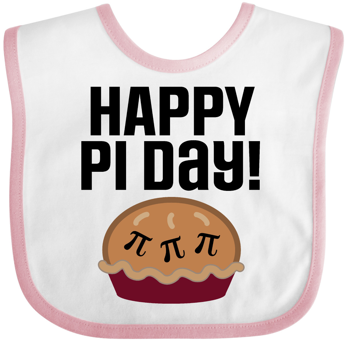Inktastic Happy Pi Day Math Holiday Baby Bib Teacher Major School Geek College - Picture 4 of 5