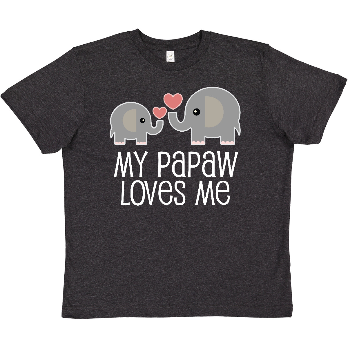 Inktastic Papaw Grandpa Loves Me Youth T-Shirt Gift Grandson Granddaughter Boys - Picture 2 of 3