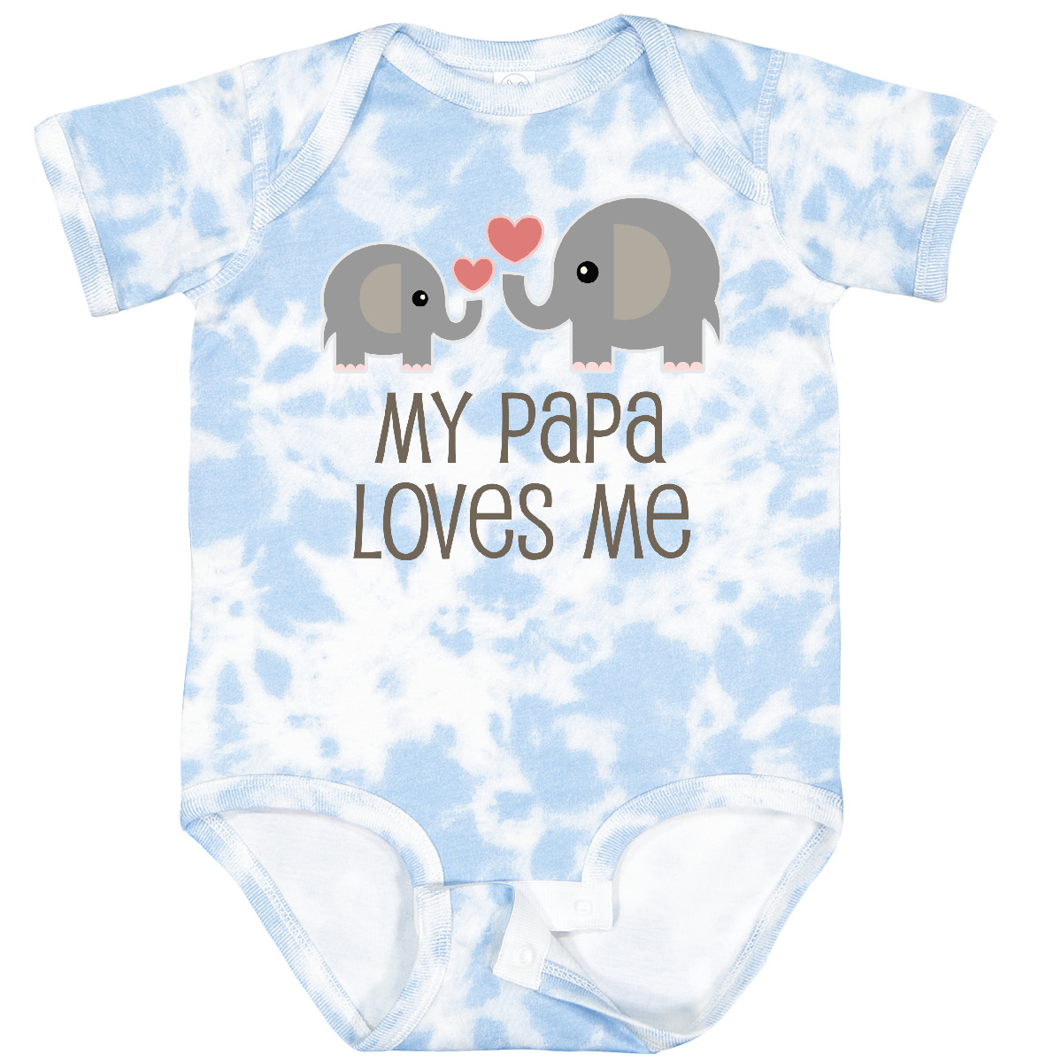 Inktastic My Papa Loves Me Grandchild Baby Bodysuit From Grandpa Elephant Childs - Picture 16 of 21